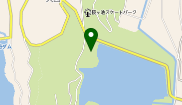 桜ヶ池公園の地図画像