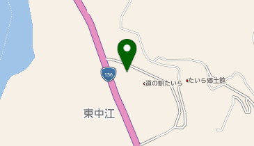 道の駅たいら駐車場の地図画像