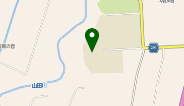 城端中学校体育館の地図画像