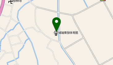 城端東部体育館の地図画像