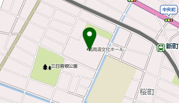 新湊中央文化会館の地図画像