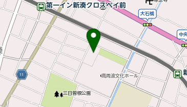 新湊中部保育園の地図画像