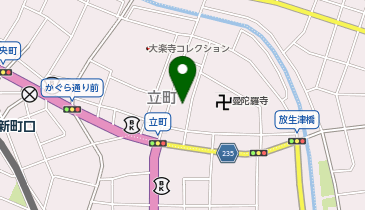 放生津コミュニティセンターの地図画像