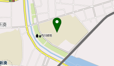 新湊中学校の地図画像