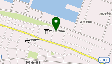 東町東部荒屋東部公民館の地図画像