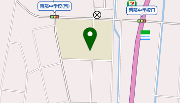 新湊南部中学校の地図画像