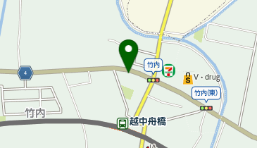 竹内公民館の地図画像