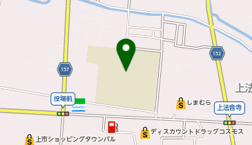 上市中央小学校の地図画像