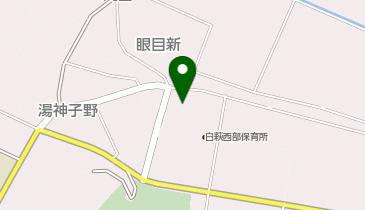 白萩西部公民館の地図画像