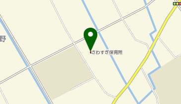 さわすぎ保育所の地図画像