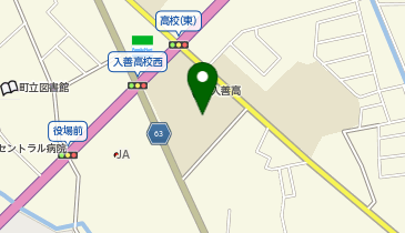 入善高等学校(体育館・武道場・同窓会館・グラウンド)の地図画像