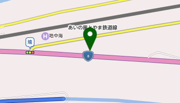 国道8号水島工業横階上の地図画像