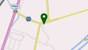 上横尾公民館の地図画像