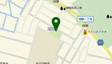 湖陽児童公園の地図画像