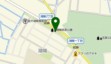 湖陽緑道公園の地図画像