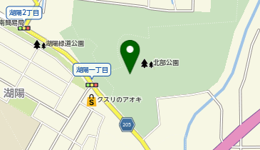 北部公園の地図画像