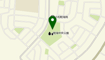 軽海中央公園の地図画像