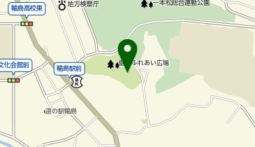 輪島市健康ふれあい広場の地図画像