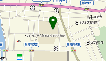 輪島市立河井小学校(グラウンド)の地図画像