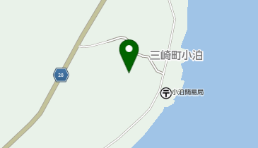 旧小泊小学校の地図画像