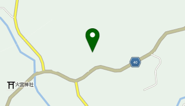 旧上黒丸小学校の地図画像