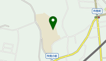 加賀市立作見小学校運動場の地図画像