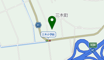 旧加賀市立三木小学校運動場の地図画像