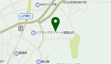 山代グラウンドの地図画像