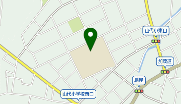 加賀市立山代小学校運動場の地図画像