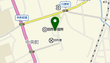 羽咋市役所体育館の地図画像