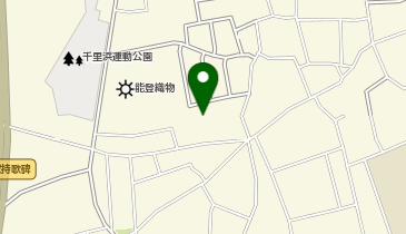 千里浜公民館の地図画像