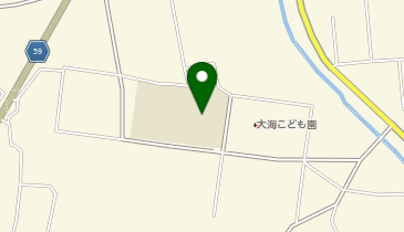 大海小学校の地図画像