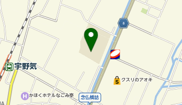 宇ノ気中学校の地図画像