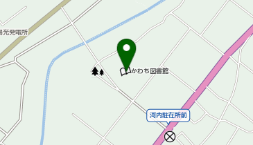 かわち保健センターの地図画像