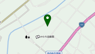 かわちこども園の地図画像