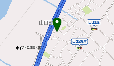 山口町学習等供用施設の地図画像