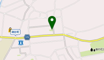 湯野第2街区公園の地図画像