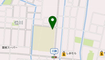 野々市中学校の地図画像