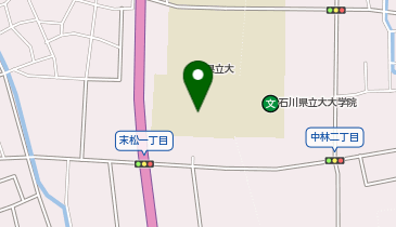 石川県立大学の地図画像