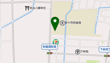 野々市明倫高校の地図画像