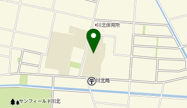 川北小学校の地図画像