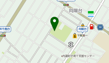 向陽台公園の地図画像