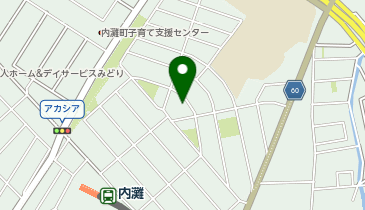 アカシア公民館の地図画像