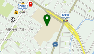 向粟崎小学校の地図画像