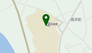 志賀高等学校の地図画像