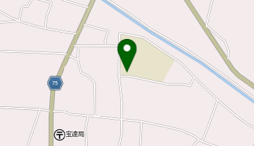 旧宝達小学校体育館の地図画像