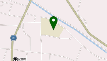 旧宝達小学校運動場の地図画像