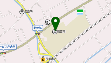 石川県立鹿西高等学校の地図画像