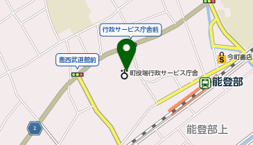 鹿西体育館の地図画像