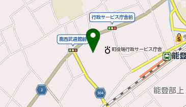 鹿西体育館の地図画像